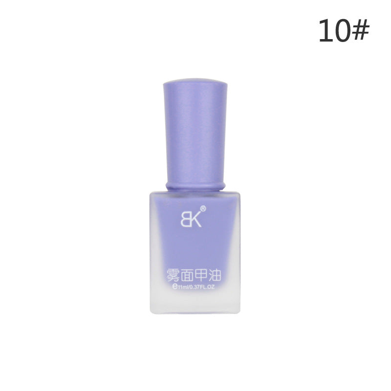 bk2024 summer fashion matte matte oily nail polish no baking long-lasting not easy to fall off can not be peeled frosted wholesale