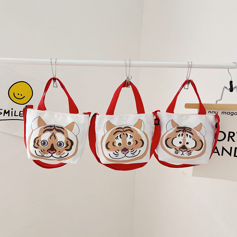 Cartoon Stella Lou children's bag anime cute net red canvas handbag Korean version casual children's messenger bag wholesale