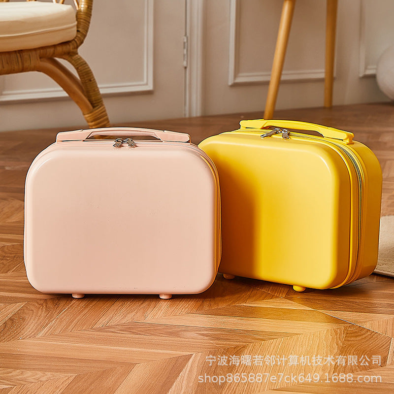 2024 souvenir 14 inch suitcase mother box holiday children's suitcase small gift box cosmetic bag wholesale 