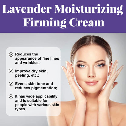 Jaysuing Lavender Pearl Cream ជួសជុលស្បែក ផ្តល់សំណើម កាត់បន្ថយស្នាមជ្រួញ និងបន្តឹងស្បែក 