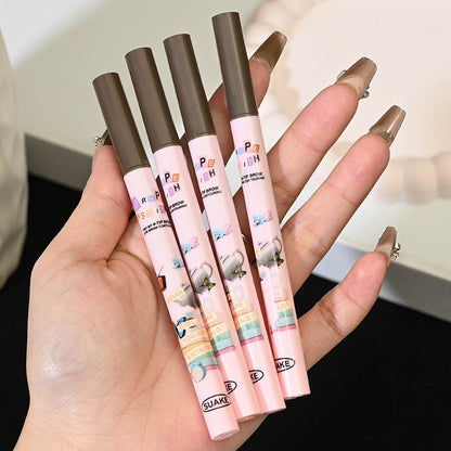 SUAKE four-pronged eyebrow pencil foreign trade version four-head eyebrow pencil micro-carving not easy to remove makeup wholesale cross-border