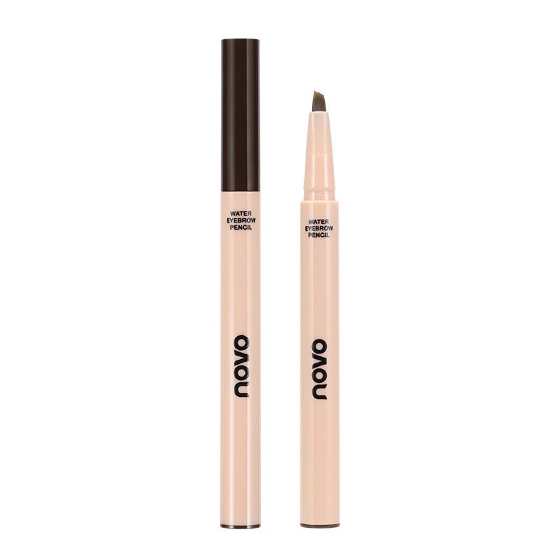 NOVO detailed sketch liquid eyebrow pencil is waterproof and sweat-proof, not easy to remove makeup, each eyebrow is clearly visible and lasting color-developing water eyebrow pencil