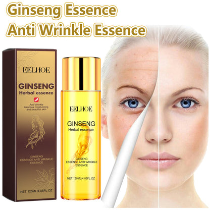 EELHOE Ginseng Polypeptide Anti-Wrinkle Essence ជួយកាត់បន្ថយភាពជ្រីវជ្រួញ និងបន្តឹងស្បែកមុខ ធ្វើអោយស្បែកទន់ រលោង និងយឺត។ 