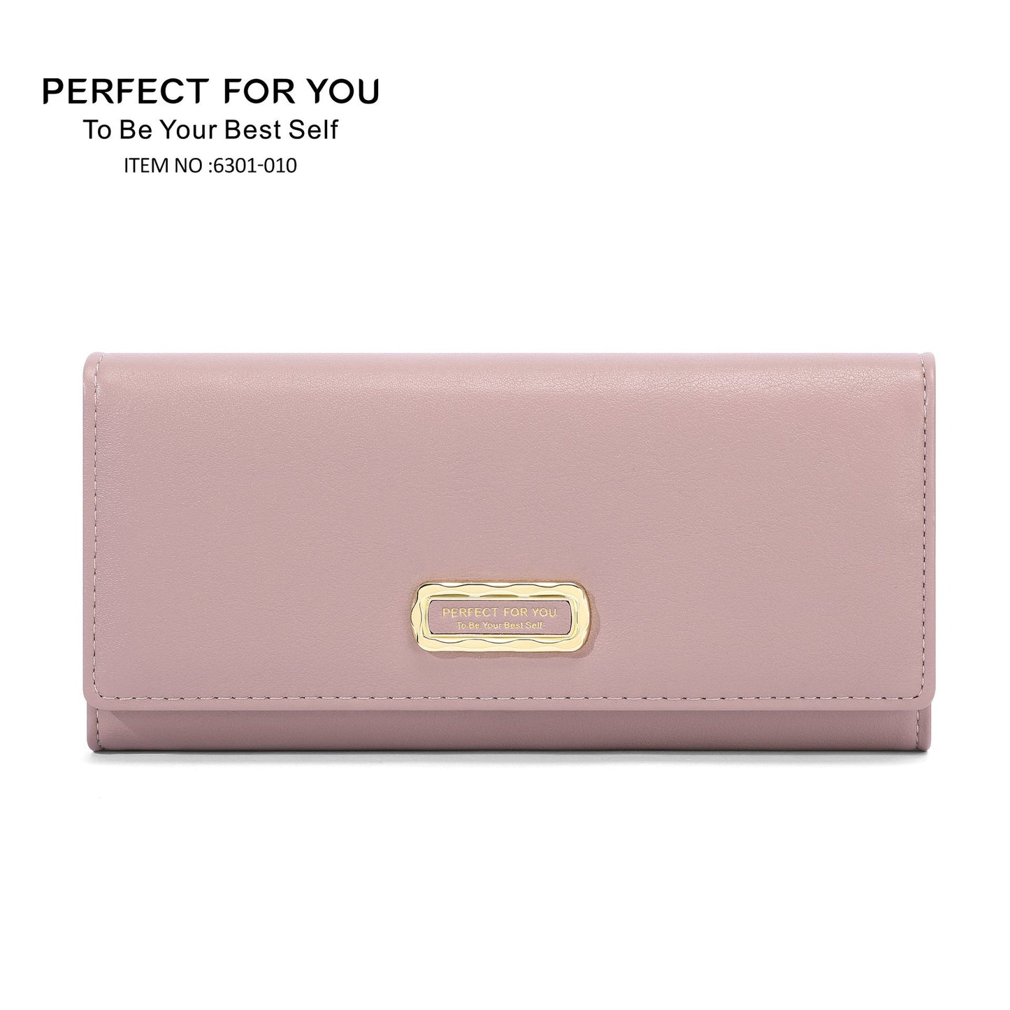 perfect for you new style ladies wallet long simple PU high-grade coin purse tri-fold clutch bag 