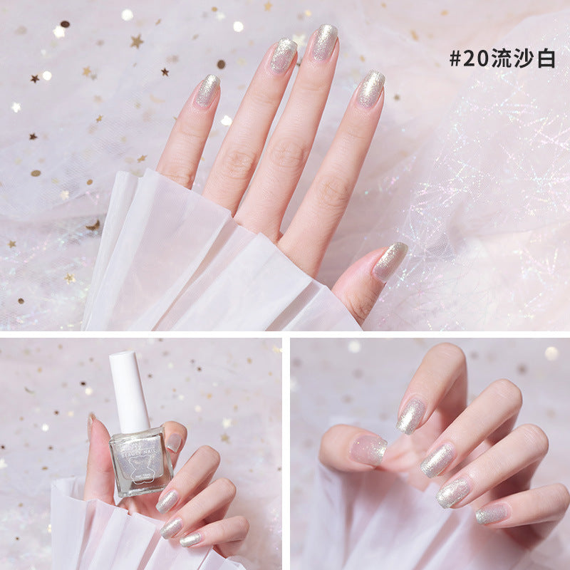 Nail polish wholesale no odor ice transparent nude nail salon dedicated oily non-peelable foot nail polish no baking long-lasting