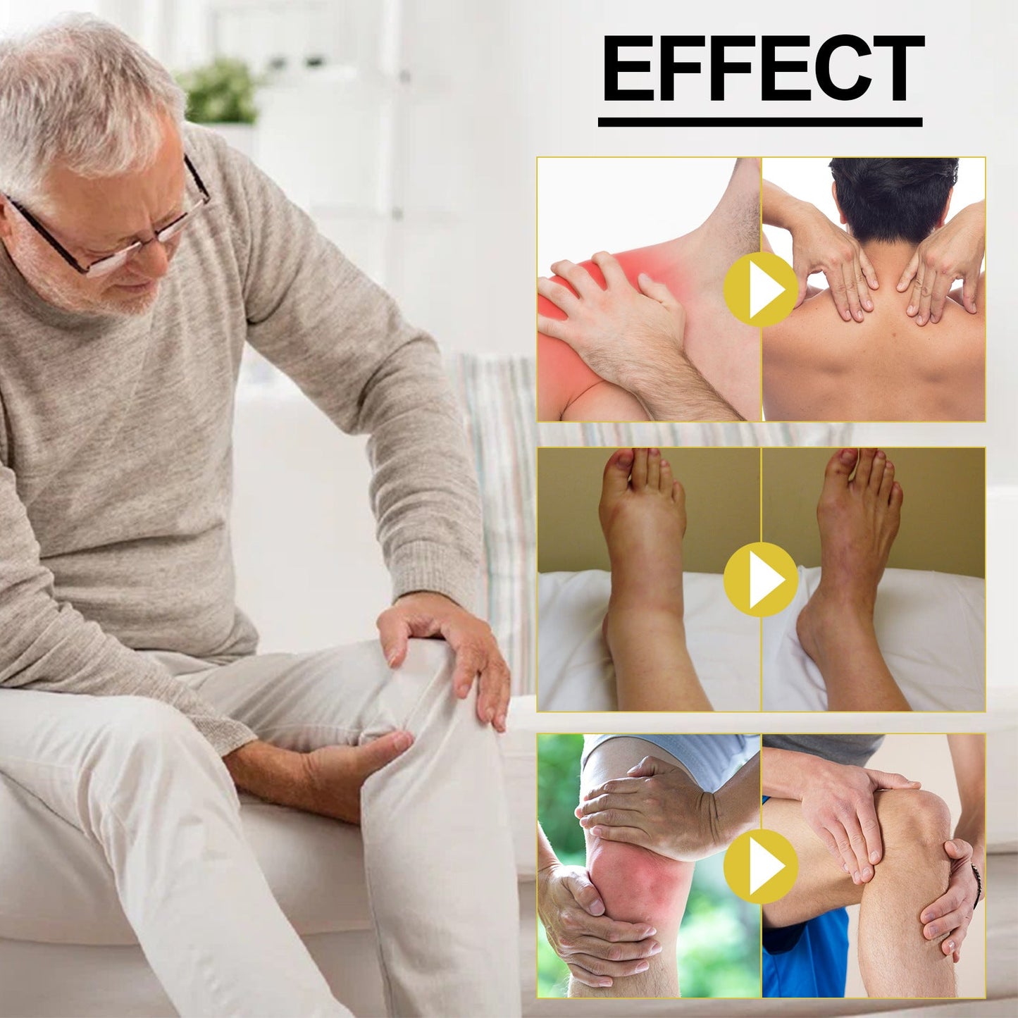 South Moon joint pain gel relieves lumbar vertebrae, finger joints, shoulder and neck pain and massages 