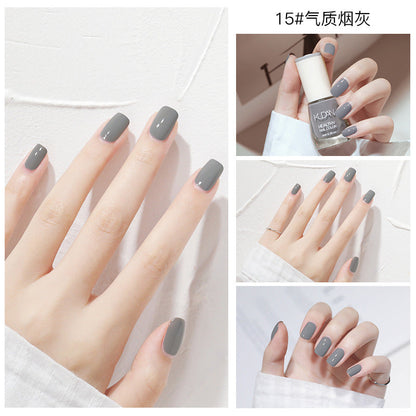 New oily nail polish, non-peelable, no-bake, long-lasting, no odor, natural and quick-drying, cross-border nail polish wholesale