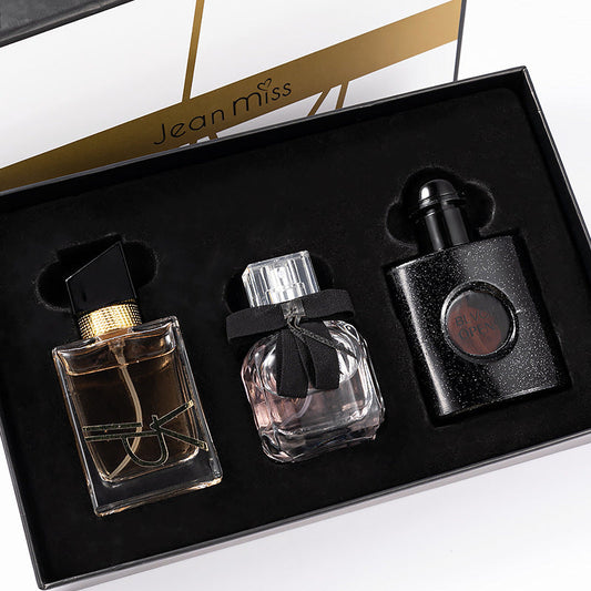 Xiaocheng Yixiang women's perfume set lasting fragrance reverse Paris Liberty Water Black Crow perfume gift box wholesale