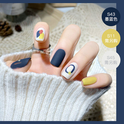 2023 new nail polish spring and summer color water-based matte nail polish cannot be peeled off and dried naturally, suitable for pregnant women