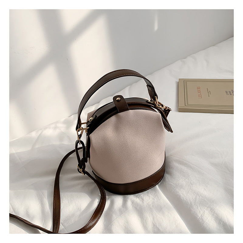 Textured bucket bag women's bag 2024 new trend autumn and winter fashion niche messenger bag women's commuter shoulder bag handbag 