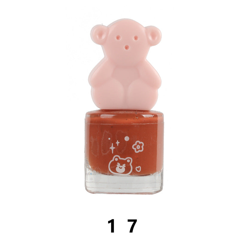 Bei Shijie water-based cute no-bake long-lasting non-peelable quick-drying nude color no odor nail polish wholesale