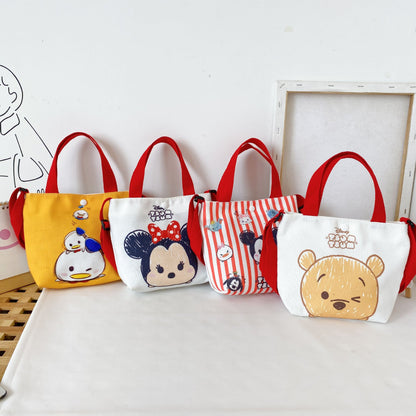 Cartoon Stella Lou children's bag anime cute net red canvas handbag Korean version casual children's messenger bag wholesale