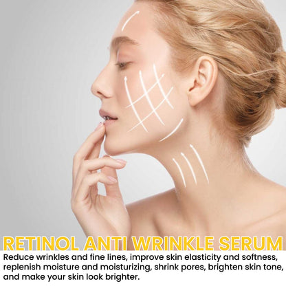 EELHOE Retinol Anti-wrinkle Essence Firms facial skin, reduces wrinkles, nasolabial folds, anti-aging skin care 