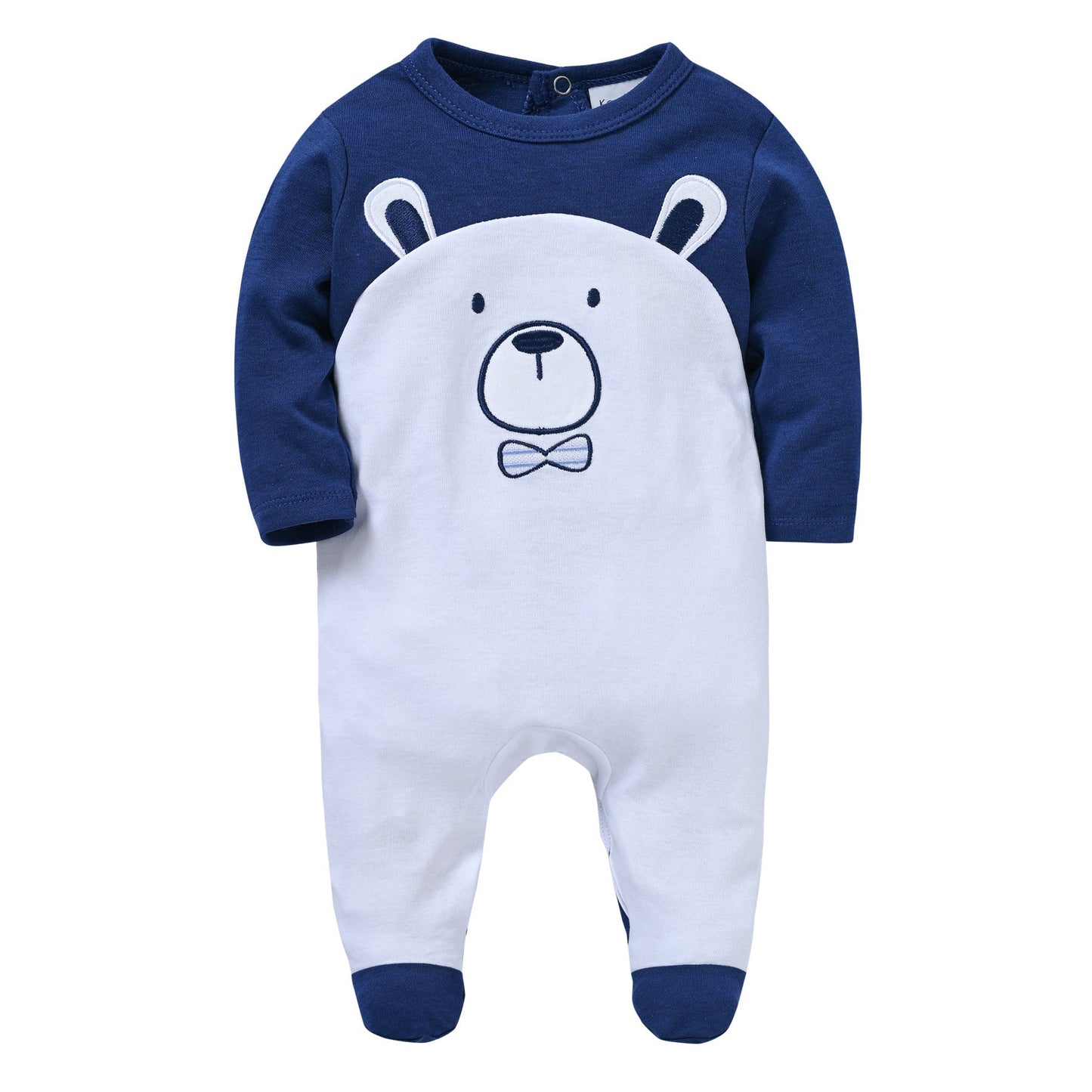 Newborn crawling clothes cartoon baby clothes autumn cotton long-sleeved romper baby onesie cross-border wholesale