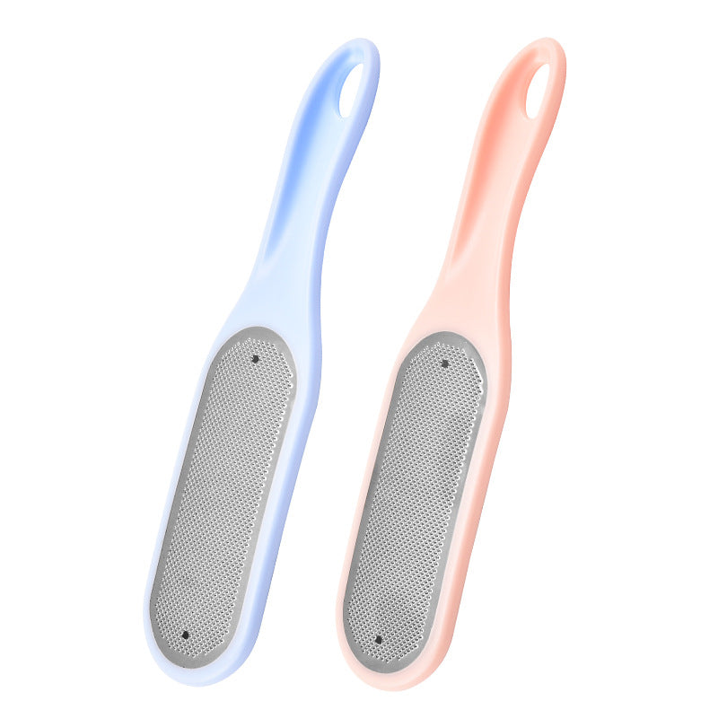 Stainless steel double-sided foot rubbing board manufacturers direct supply home foot pedicure foot grinding device to remove dead skin exfoliation foot file