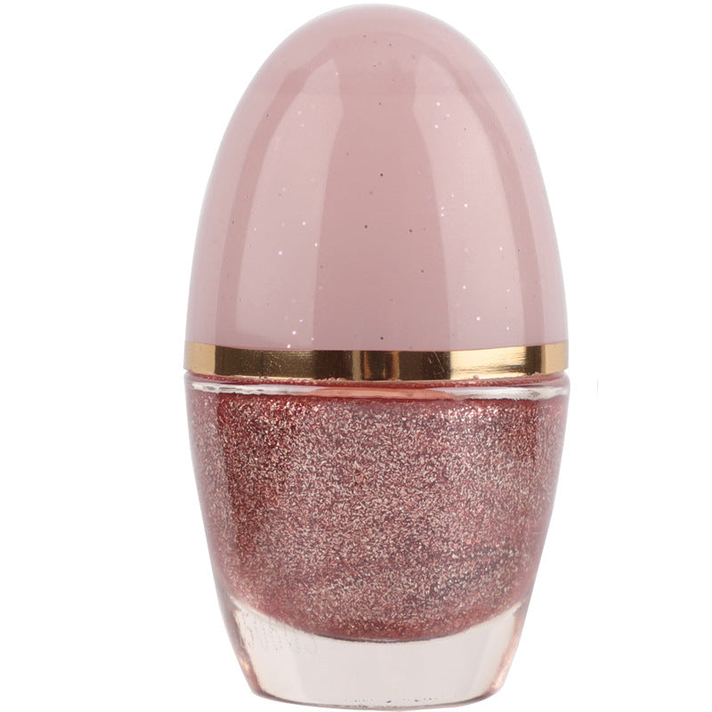 Bei Shijie's new cute internet celebrity small egg bottle oily non-peelable quick-drying long-lasting no-bake nail polish wholesale 