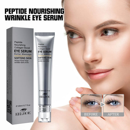 EELHOE Eye Essence Roll-on កាត់បន្ថយស្នាមជ្រួញ និងស្នាមខ្មៅក្រោមភ្នែក ជួសជុលរង្វង់ភ្នែក ក្រែមផ្តល់សំណើមដល់ភ្នែក 