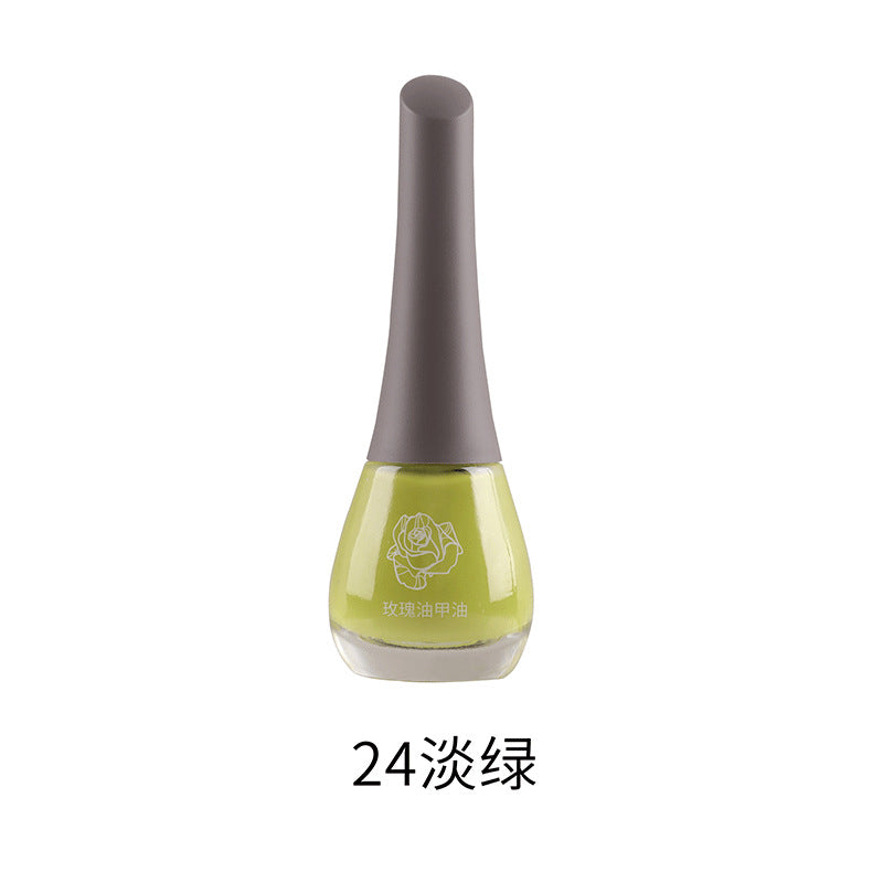 Beisijie's new rose oil nail polish water-based seven-day no-bake long-lasting non-peelable quick-drying whitening and shiny wholesale 