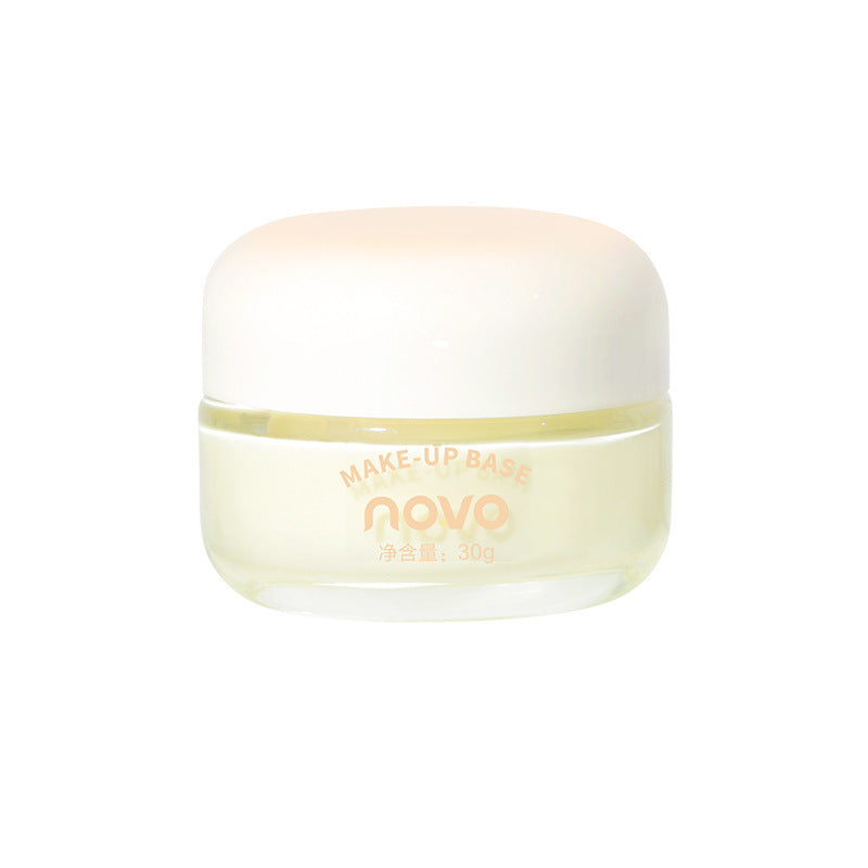 NOVO Mousse Sanjiao Light Makeup Primer ជាប្រភេទឡេលាបមុខបែបធម្មជាតិ ផ្តល់សំណើម ផ្តល់សំណើម និងធ្វើអោយស្បែកភ្លឺថ្លាសម្រាប់សិស្សានុសិស្សក្នុងតម្លៃសមរម្យ។ 