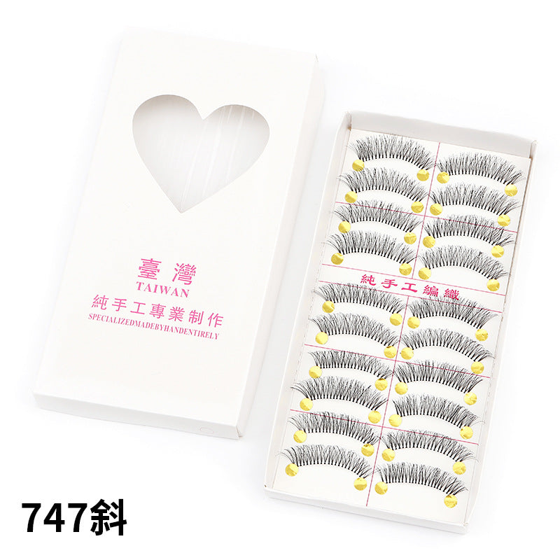 Dingsen false eyelashes manufacturer boutique 216 217 natural eyelashes nude makeup thick bridal makeup eyelashes