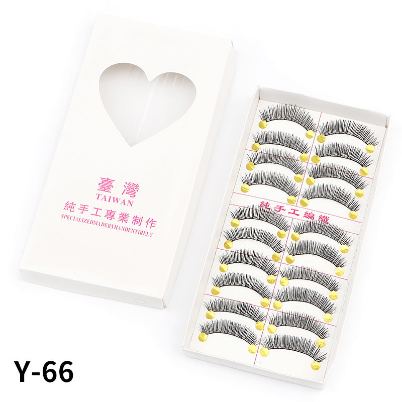 dingsen false eyelashes producer boutique 216 217 រោមភ្នែកធម្មជាតិ រោមភ្នែកក្រាស់តុបតែងកូនក្រមុំ