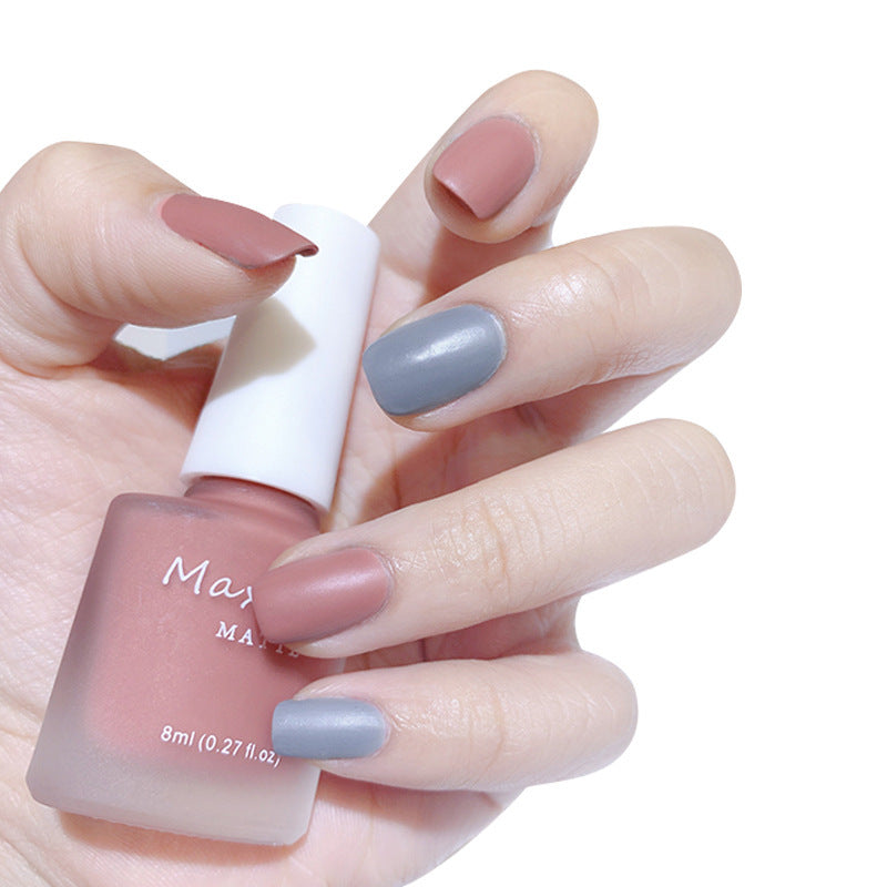 Maxfine new matte nail polish can be peeled off without baking water-based matte nail polish manicure natural air drying