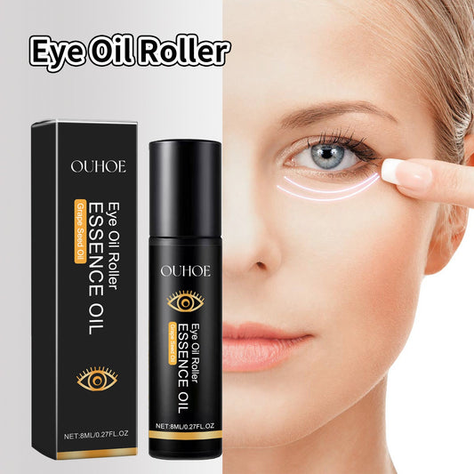 OUHOE moisturizing eye essence oil moisturizes, hydrates, tightens the skin around the eyes, reduces fine lines and dry lines, eye cream 