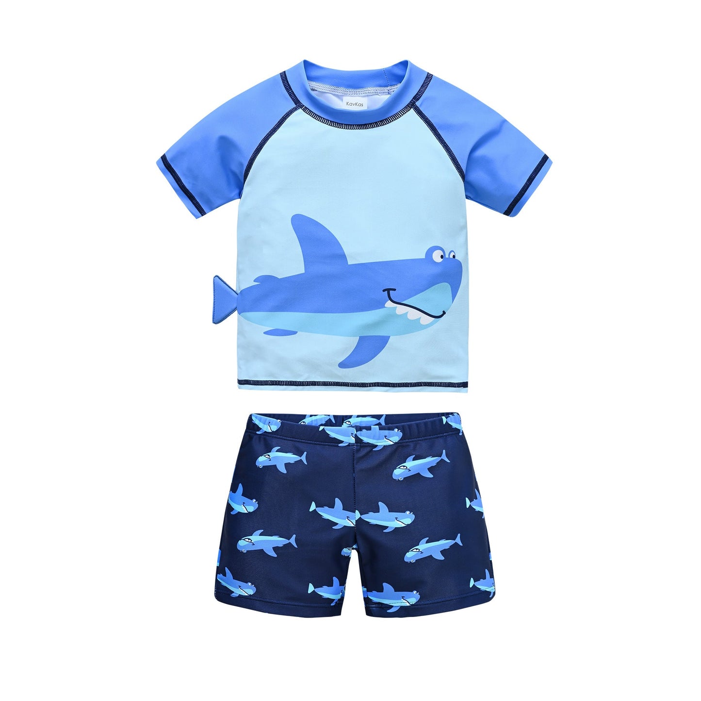 Children's swimsuit split 2024 summer new shark large and medium-sized children's hot spring swimsuit boy baby swimsuit wholesale