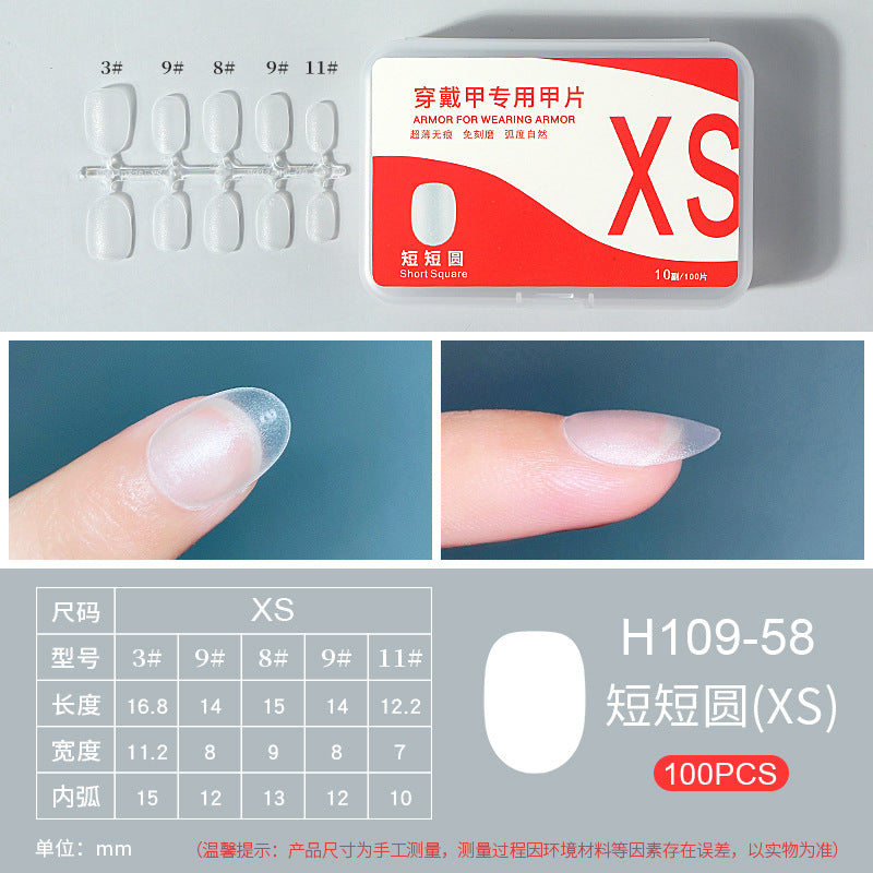 Manicure Wearable Nail Handmade Special Nail Patch Free of Engraving and Grinding Ultra-Thin Traceless Fake Nail Patch Manicure Manufacturer Wholesale