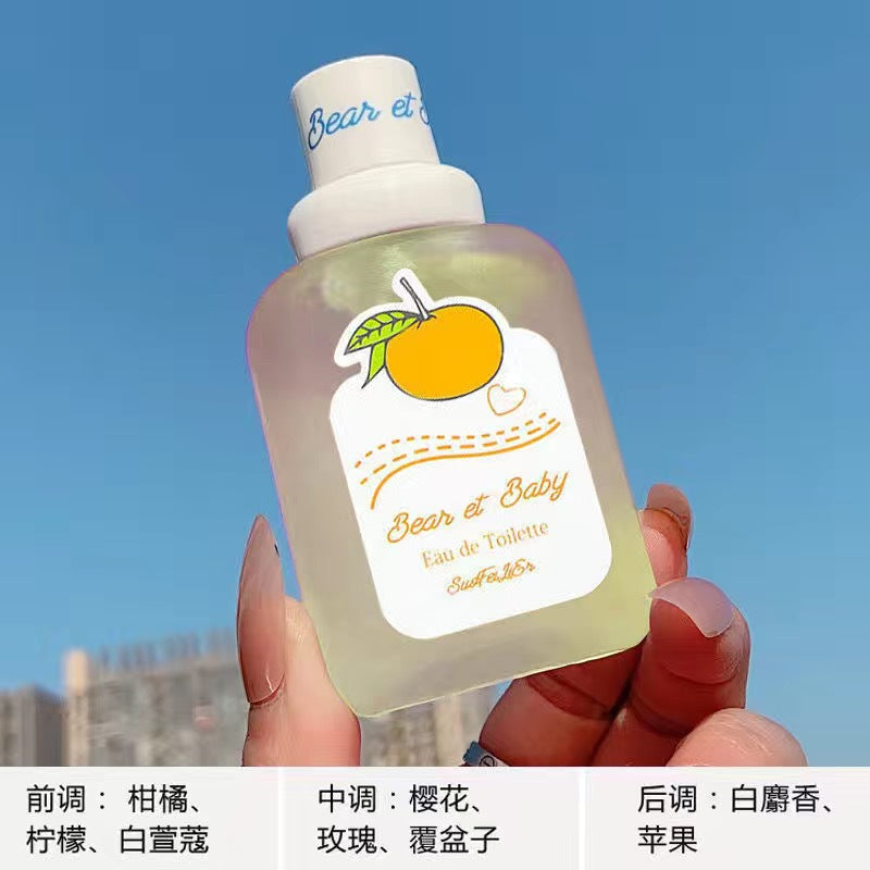 [Factory direct supply] Peach milk scented bear baby girl student perfume fresh and light fragrance e-commerce wholesale 