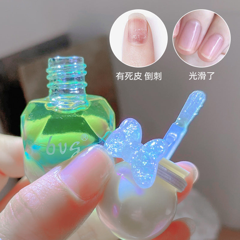 BVG nail edge oil nail care fruit flavor nourishing oil mild skin-friendly softening barbed nail essence oil soft brush