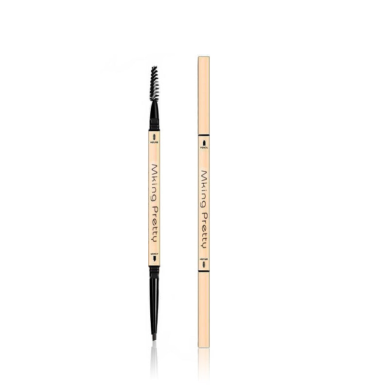 Douyin same style small gold bar small gold chopstick eyebrow pencil beginner eyebrow drawing triangle very fine double head waterproof and sweat-proof no smudge 