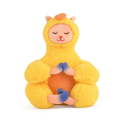 New cartoon sheep plush toys creative Buddhist alpaca animal doll doll children's gift wholesale