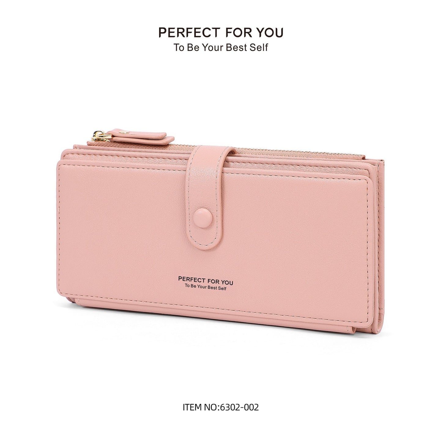 Perfect For You New Women's Wallet Fashion Korean Style Long Large Capacity Zipper Wallet Clutch 