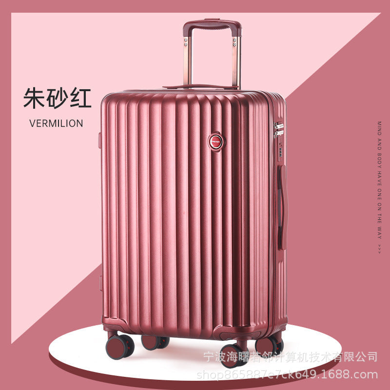 2024 new men's and women's suitcase trolley case universal wheel large capacity zipper suitcase 20 inch password box wholesale 