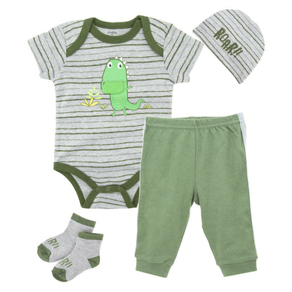 2024 baby suit three piece suit baby clothes short sleeve newborn jumpsuit pants children suit wholesale