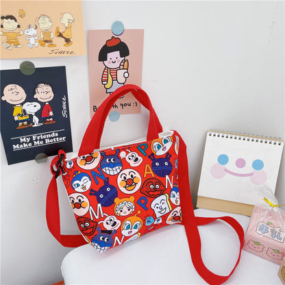 Cartoon Stella Lou children's bag anime cute net red canvas handbag Korean version casual children's messenger bag wholesale