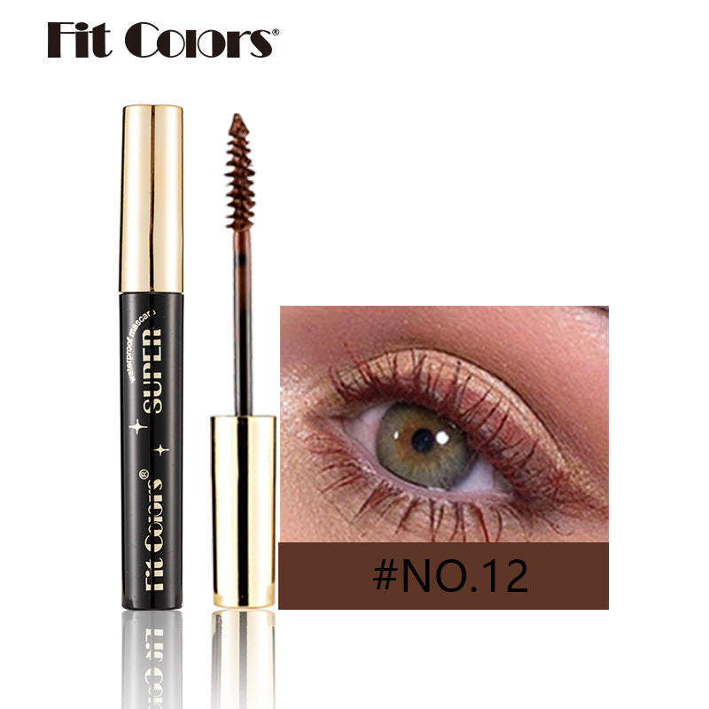 Cross-border Fit Colors 14 color mascara thick curling not easy to smudge Christmas stage makeup foreign trade