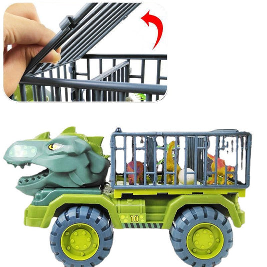 Dinosaur large transport truck engineering truck excavator children's inertia toy car Tyrannosaurus Rex stall night market wholesale