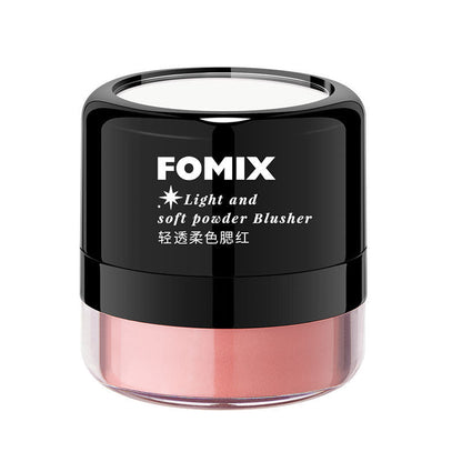 FOMIX light and soft blush mushroom head lazy air cushion blush highlight contouring all-in-one soft mist rouge powder