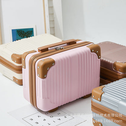 14 inch suitcase Korean mini suitcase women's small light fresh student travel case sturdy wholesale 