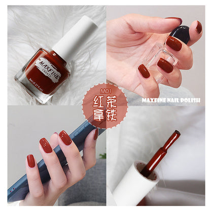 Water-based peelable nail polish, no baking, natural drying, quick drying, students' spring and summer white nude makeup, peelable nail polish 