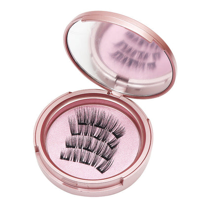 DINGSEN magnet false eyelashes glue-free eyelashes 4 pieces without clips magnetic eyelashes style