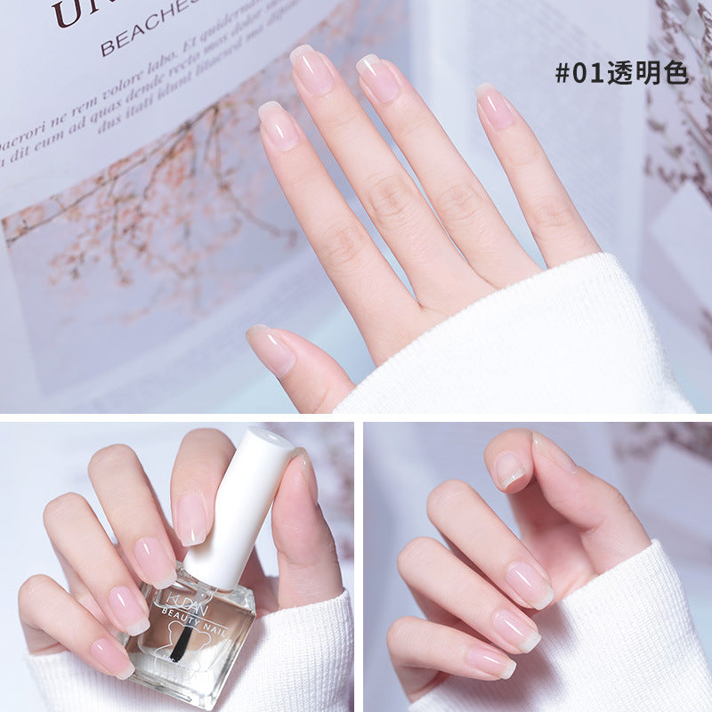 Nail polish long-lasting no-bake ice-clear non-tear oily nail polish wholesale cross-border Douyin hot-selling quick-drying nail polish