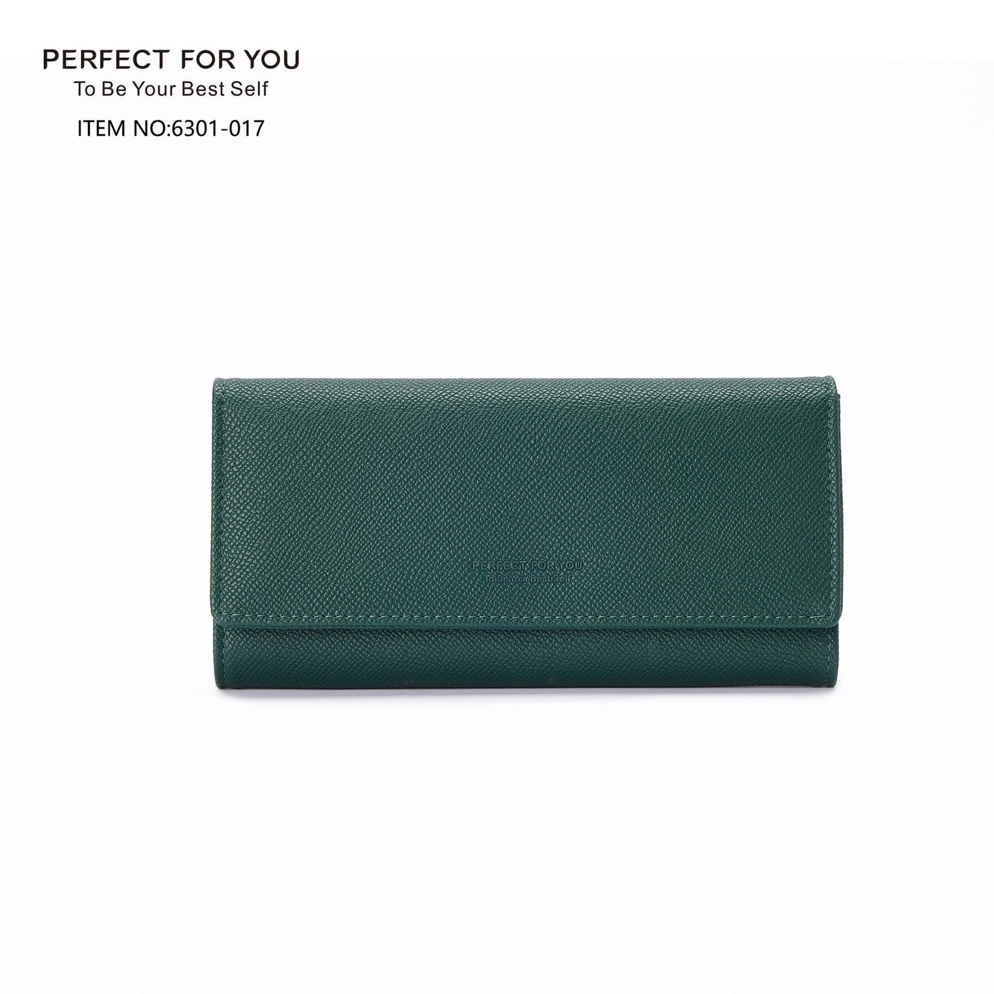 perfect for you wallet women's long PU simple fashion accordion large capacity clutch wallet 