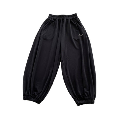 Children's pants boys ice silk anti-mosquito pants summer thin baby breathable sports pants new loose casual trousers