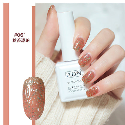 2023 new nail polish gel no odor ice transparent nude color transparent long-lasting quick-drying nail polish manicure nail polish gel wholesale