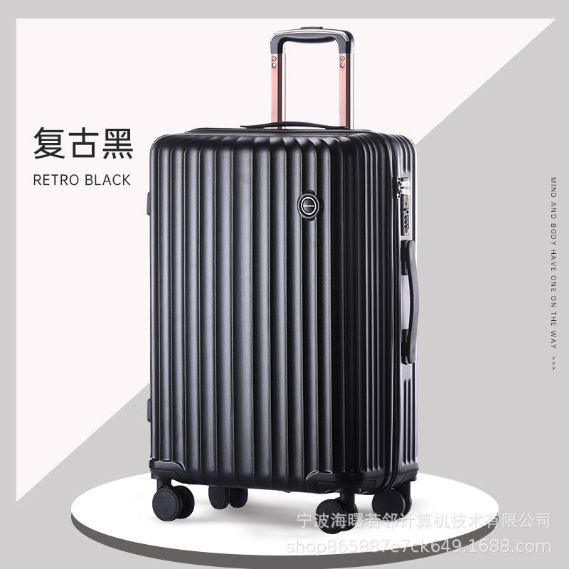 2024 new men's and women's suitcase trolley case universal wheel large capacity zipper suitcase 20 inch password box wholesale 