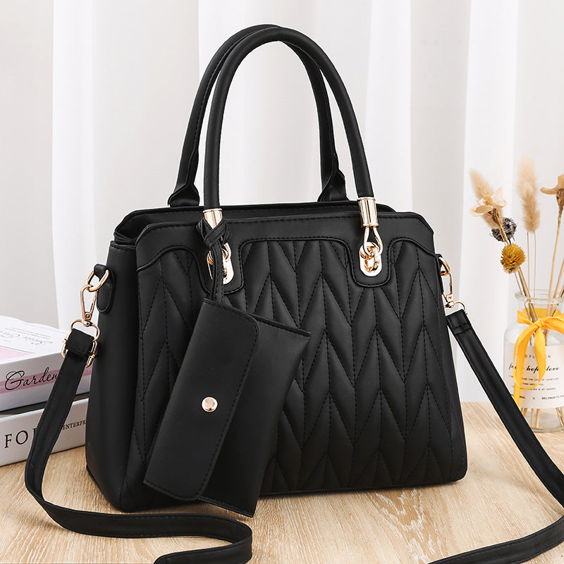 2024 autumn and winter new Korean mother-and-child bag trendy European and American style women's shoulder crossbody handbag one piece drop shipping