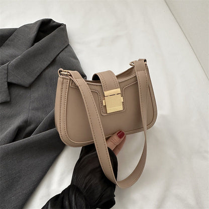 Korean style simple bag women 2024 early autumn new small square bag fashion trend shoulder bag casual simple messenger bag 